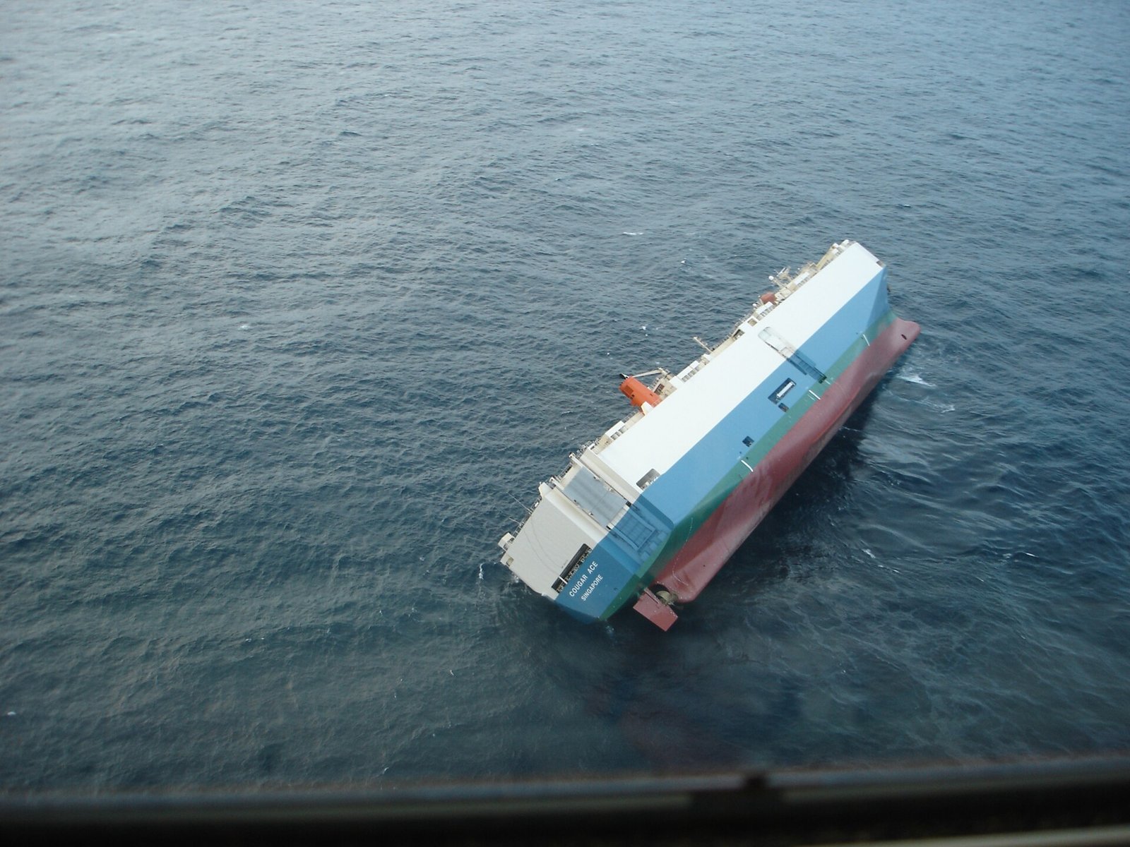 Image of Cougar Ace Listing on 24 July 2006