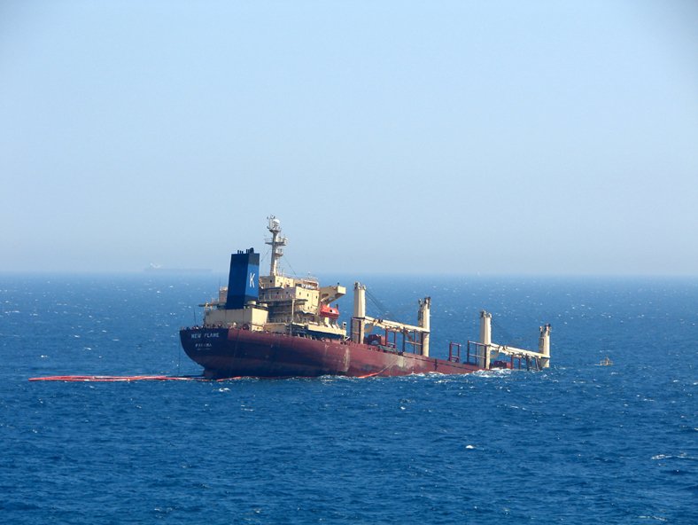 El New Flame: la colisión frente a Gibraltar que derivó en un largo salvamento